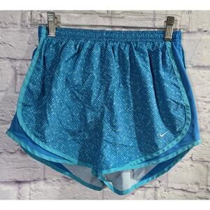Nike Blue Dri Fit Women's Running Shorts Small Lined Lightweight